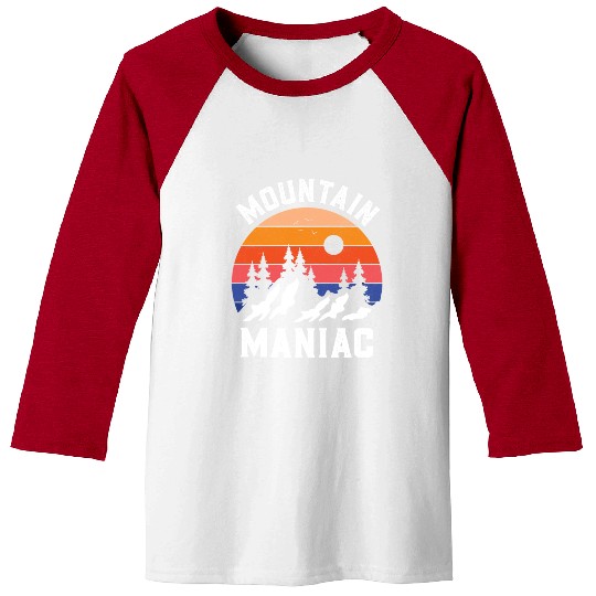 Mountain Maniac Hiking Baseball Tees