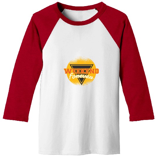 Retro Weekend Forever Baseball Tees