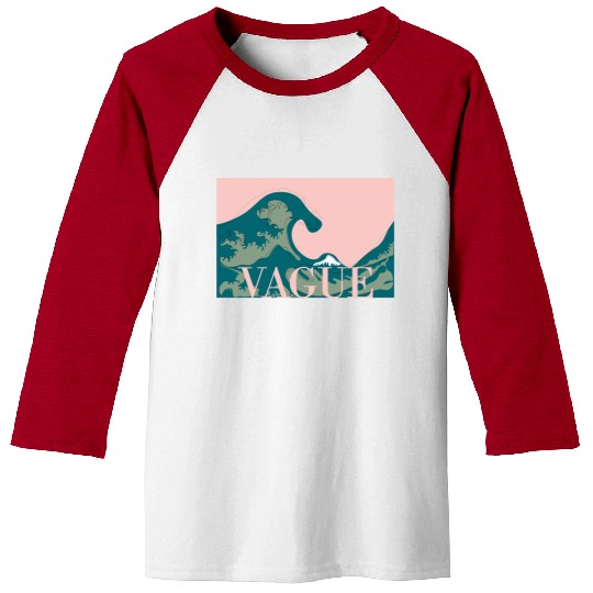 La Grande Vague The Great Wave Baseball Tees
