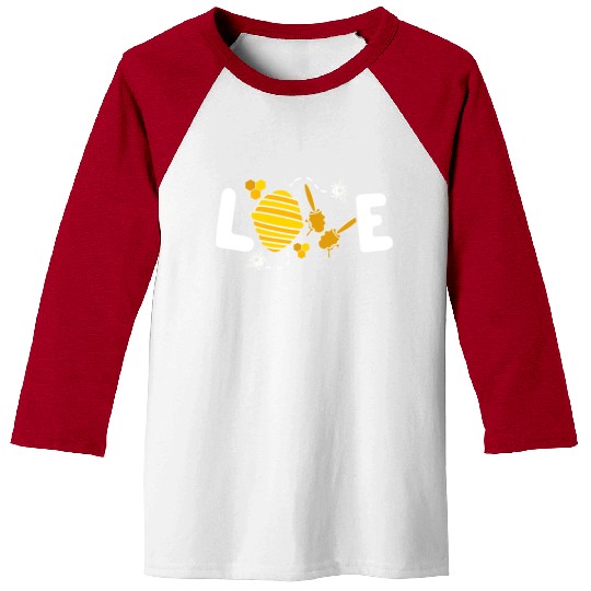 Save The Bees Bumblebee Love Bees Baseball Tees