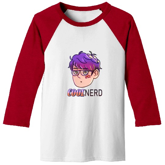Cool Nerd - Colour Purple design Baseball Tees