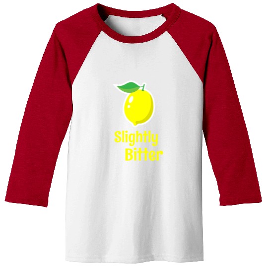 Slightly Bitter Lemon Fruit Baseball Tees
