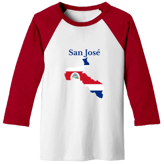San Jose Province Costa Rica Baseball Tees