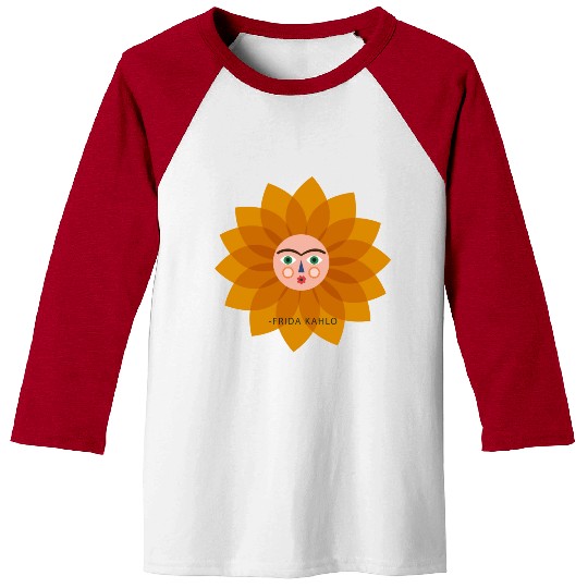 Cute Summer Vacation Frida Kahlo Sun Viva La Vida Baseball Tees