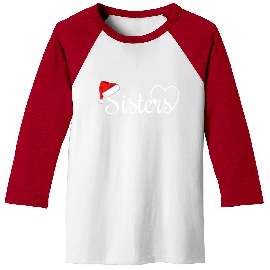 I Love My Sister Cute Sister Christmas Baseball Tees