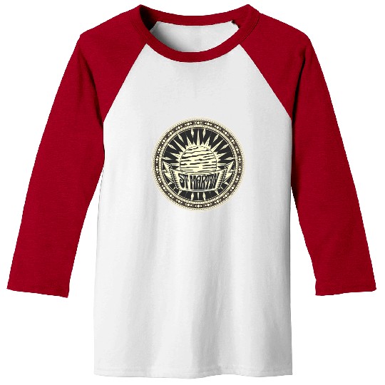 St Martin Retro Caribbean Sunshine Baseball Tees
