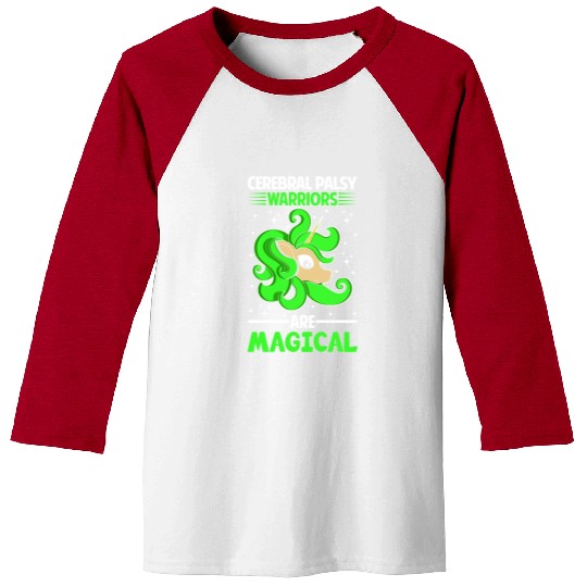 Cerebral Palsy Warriors Are Magical Unicorn Lover Baseball Tees