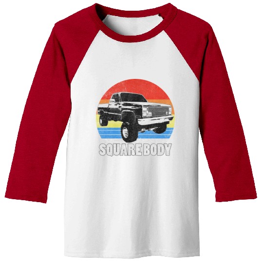 Lifted Square Body Truck Squarebody Baseball Tees