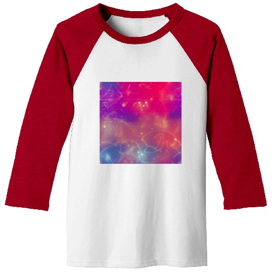 galaxy nebula draw abstract Baseball Tees