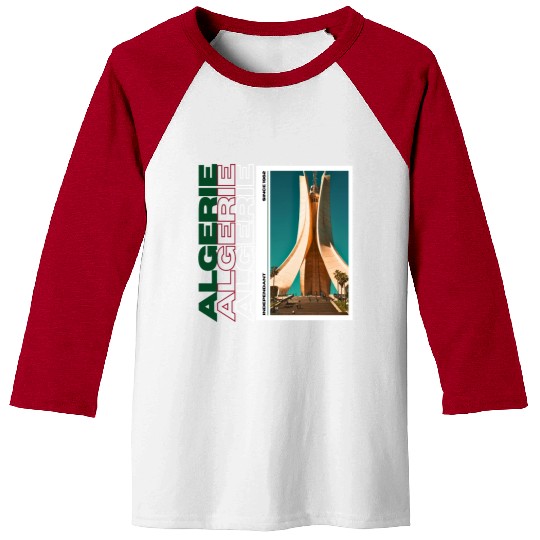 Algeria Independent since 1962 Baseball Tees