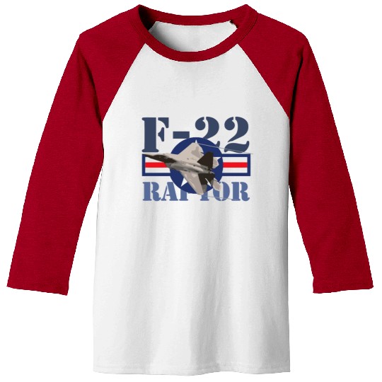 F 22 Raptor USAF Baseball Tees