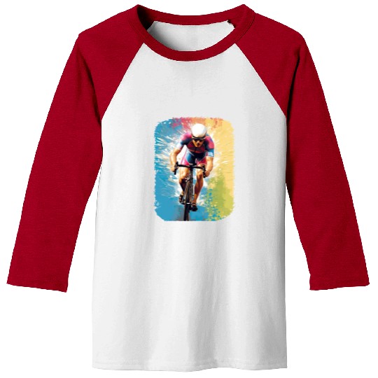 Racing Bike Racing Bicycle Race Bicycle Race Baseball Tees
