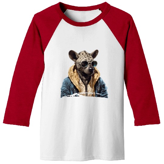 Street Style Spotted Hyena | Hyena Lovers Baseball Tees