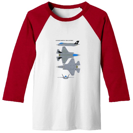 Lockheed Martin F 35B Lightning Baseball Tees