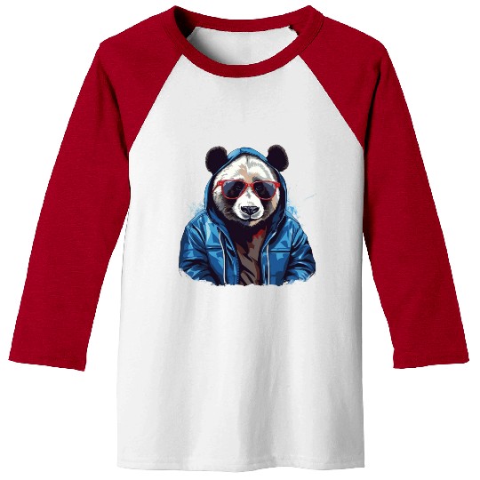 Street Style Giant Panda | Panda Lovers Baseball Tees