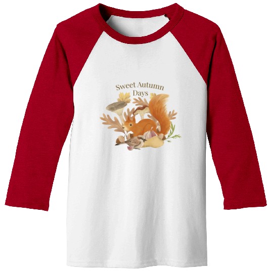 Sweet Autumn Days Baseball Tees