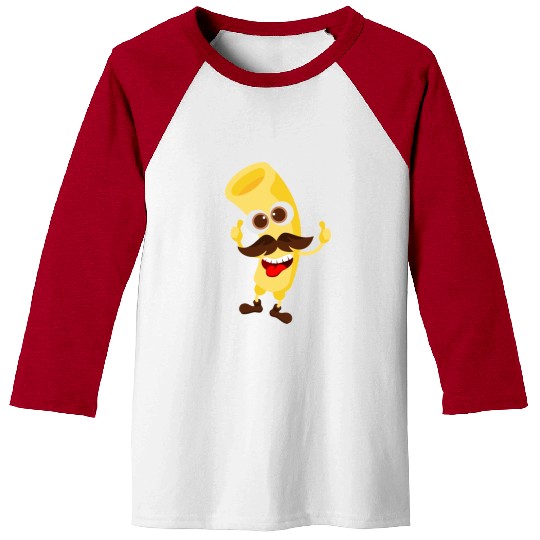 Funny Pasta Macaroni Baseball Tees