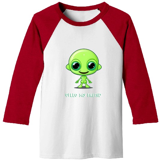 Cute alien Baseball Tees