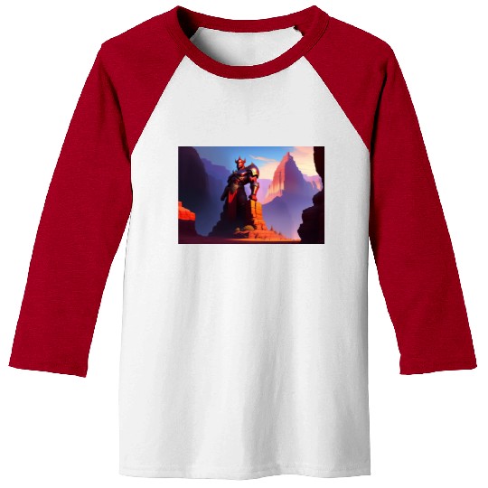 Khorne statue in the depths of the grand canyon Baseball Tees