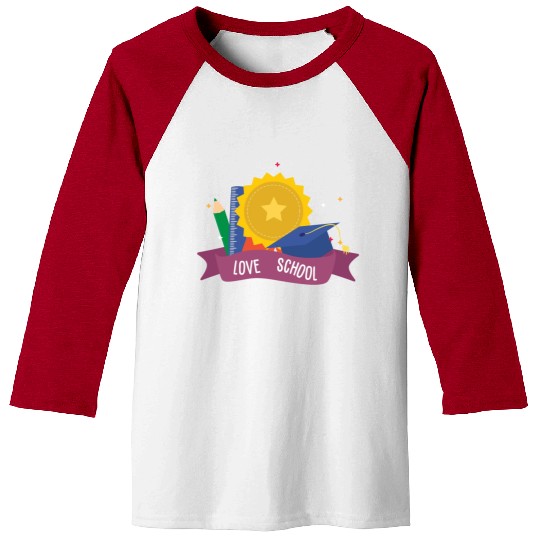 Love School Baseball Tees