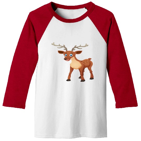 Deer forest animal design Baseball Tees