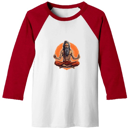 Guru Spirituality Yoga Baseball Tees