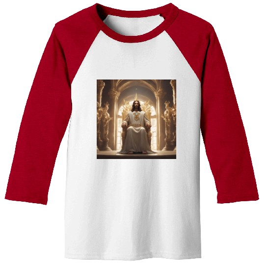 Jesus is king Baseball Tees