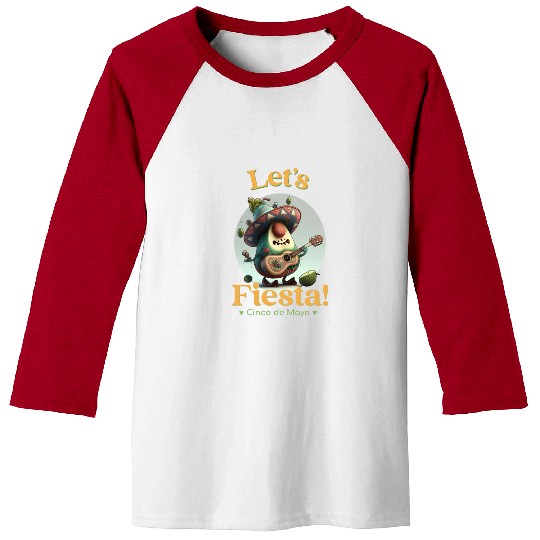 Lets Fiesta Cinco de Mayo Baseball Tees