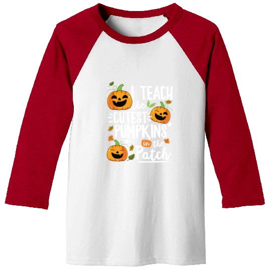 Teacher Halloween Pre K Teacher Kindergarten Baseball Tees