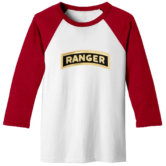 us army ranger tab enameled Baseball Tees