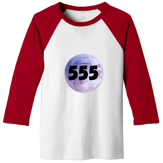 Purple Moon Angel Numbers 555 Baseball Tees