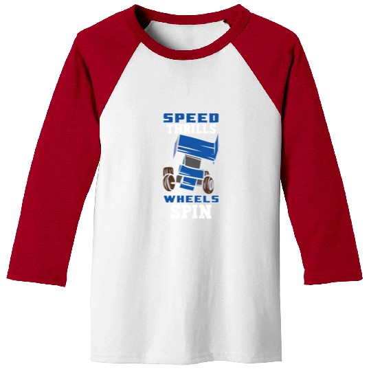 Sprint Car Mom Dirt Track Racing Racing Race Day Baseball Tees