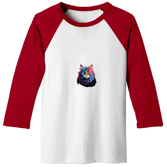 Persian Cat Animal Lover Gift Baseball Tees
