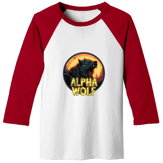 Alpha Wolf Baseball Tees