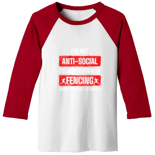Fencer Sport Sport Fencing Hobby Baseball Tees