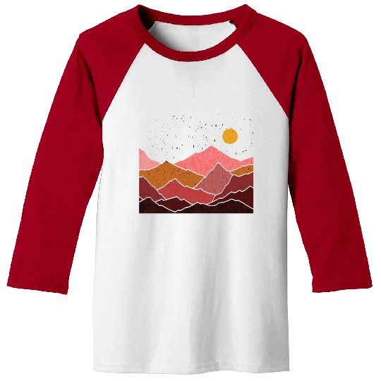 Mountains Nature Adventure Outdoor Baseball Tees