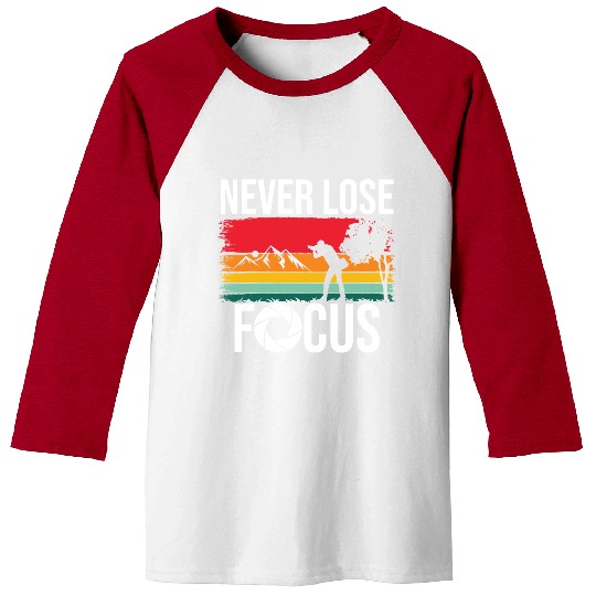 Funny Camera Photography Quote Gift Baseball Tees