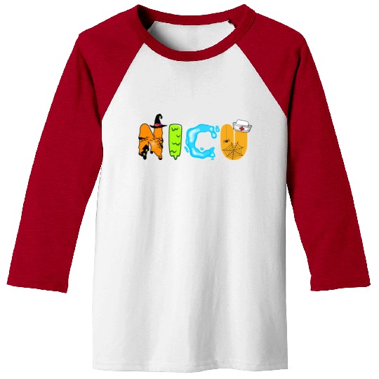 Cute NICU Halloween design Baseball Tees