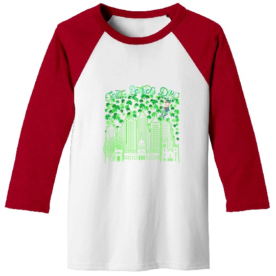 Saint Patrick's Day Atlanta Georgia Baseball Tees