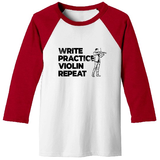 Motivational Violin Saying Baseball Tees