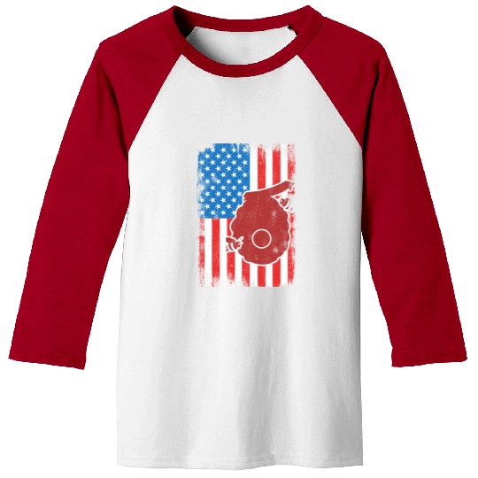 Patriotic US Beekeeper Baseball Tees