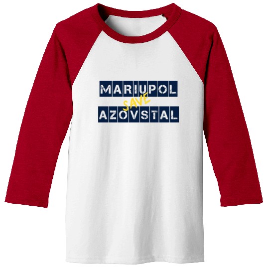 Save Azovstal Save Mariupol Ukraine Stefania Baseball Tees