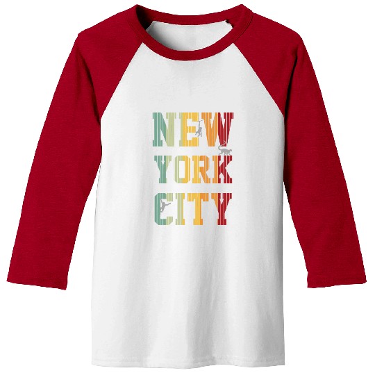 New York City Monkey Baseball Tees graphique