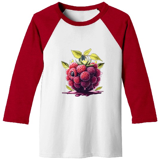 Raspberry Baseball Tees