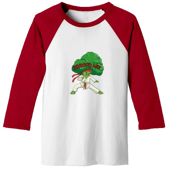 Japan Karate Martial Arts MMA Broccoli Baseball Tees