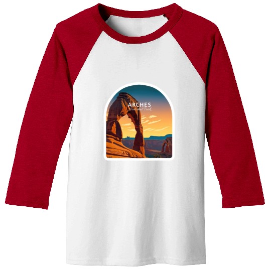 Arches National Park Baseball Tees