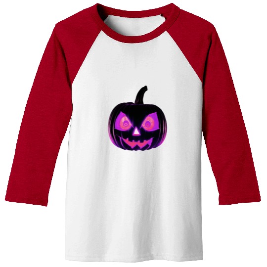 Hallowen Spooky Pumpkin Design Gift for Hallows Baseball Tees