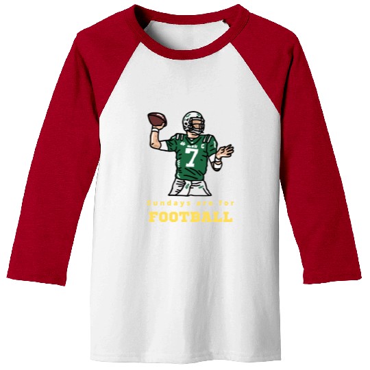 Sundays Are For Football - Sunday Football Baseball Tees