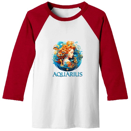Embrace Your Aquarius Identity: Aquarius Pride Baseball Tees