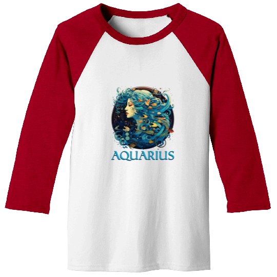 Embrace Your Aquarius Identity: Aquarius Zodiac Baseball Tees